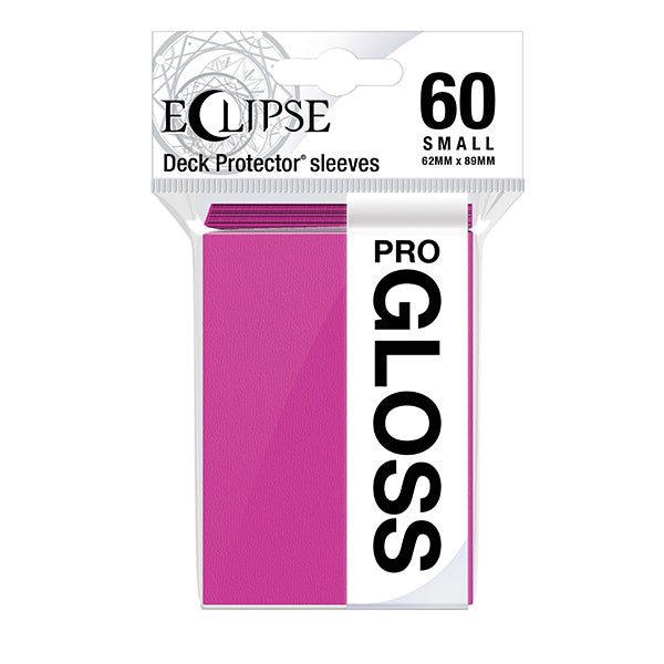 Deck Protectors Small: PRO-Gloss Eclipse Hot Pink (60)