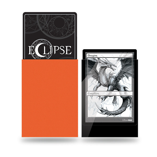 Deck Protectors: PRO-Gloss- Eclipse Pumpkin Orange (100)