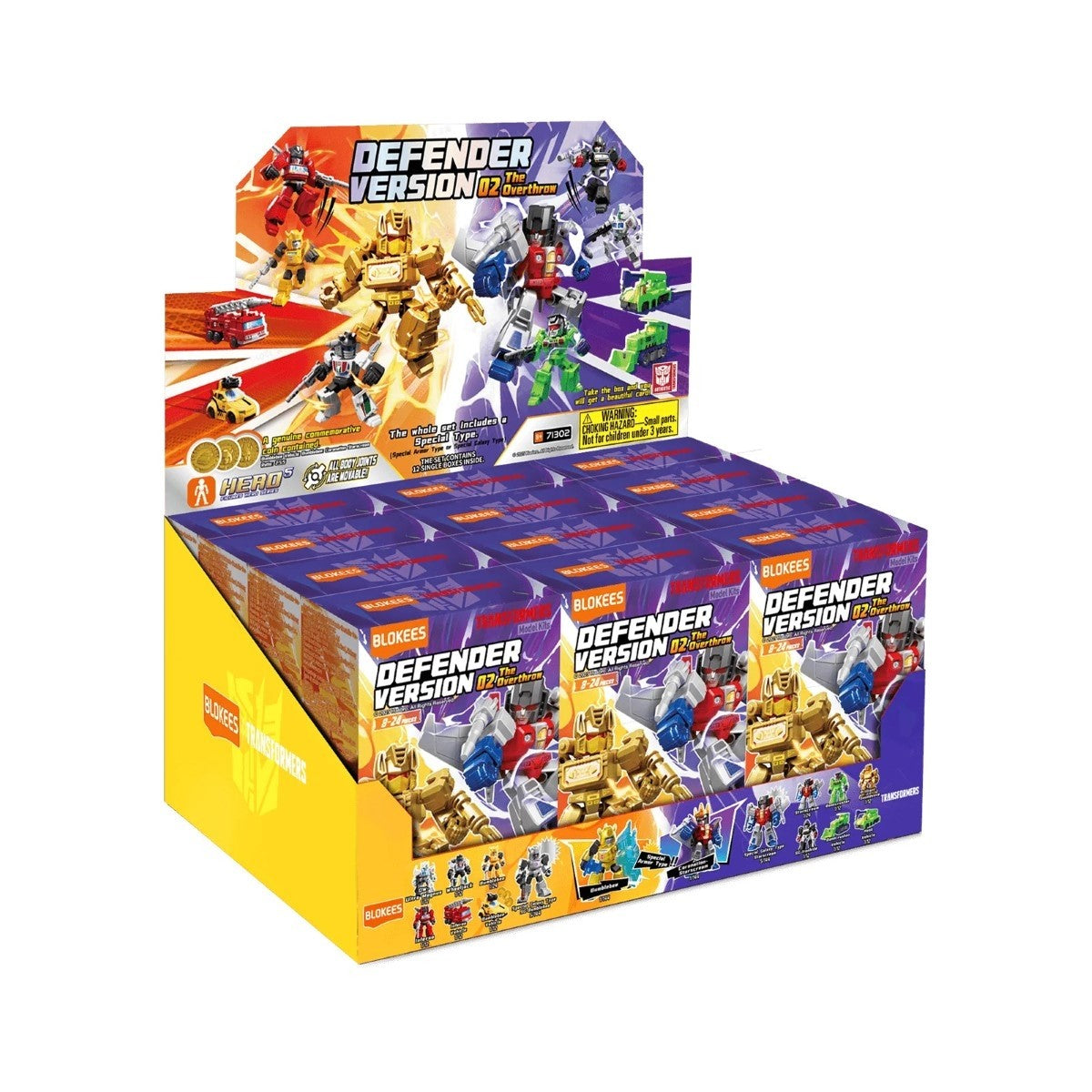 Blokees: Transformers - Defender Version 02 The Overthrow - BLIND BOX