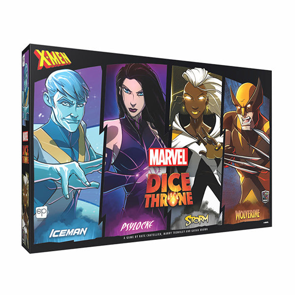 Board Games: Dice Throne: Marvel X-Men Box 1 (Iceman, Psylocke, Storm, Wolverine)