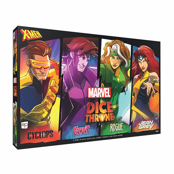 Board Games: Dice Throne: Marvel X-Men Box 2 (Cyclops, Jean Grey, Gambit, Rogue)
