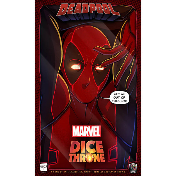 Board Games: Dice Throne: Marvel X-Men Deadpool Single Hero Box Deluxe Expansion