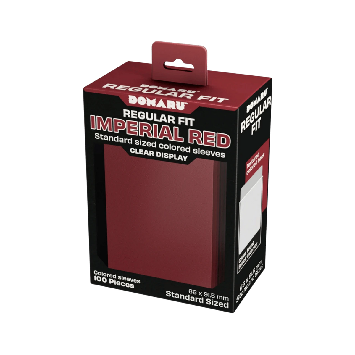 DOMARU Regular Fit Sleeves [Standard] - Imperial Red (100 ct.)