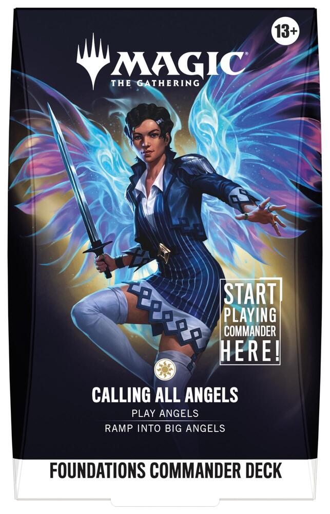 Magic The Gathering: Calling All Angels Foundations - Commander Deck