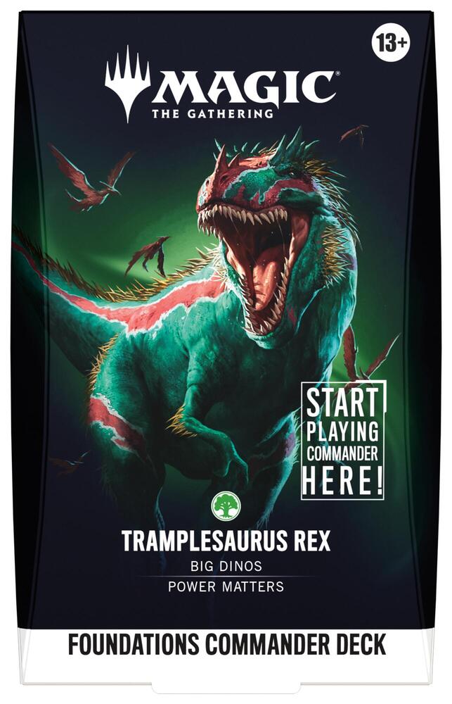 Magic The Gathering: Tramplesaurus Rex Foundations - Commander Deck