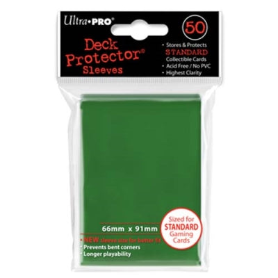 Deck Protectors: PRO-Gloss - Solid Green (50)