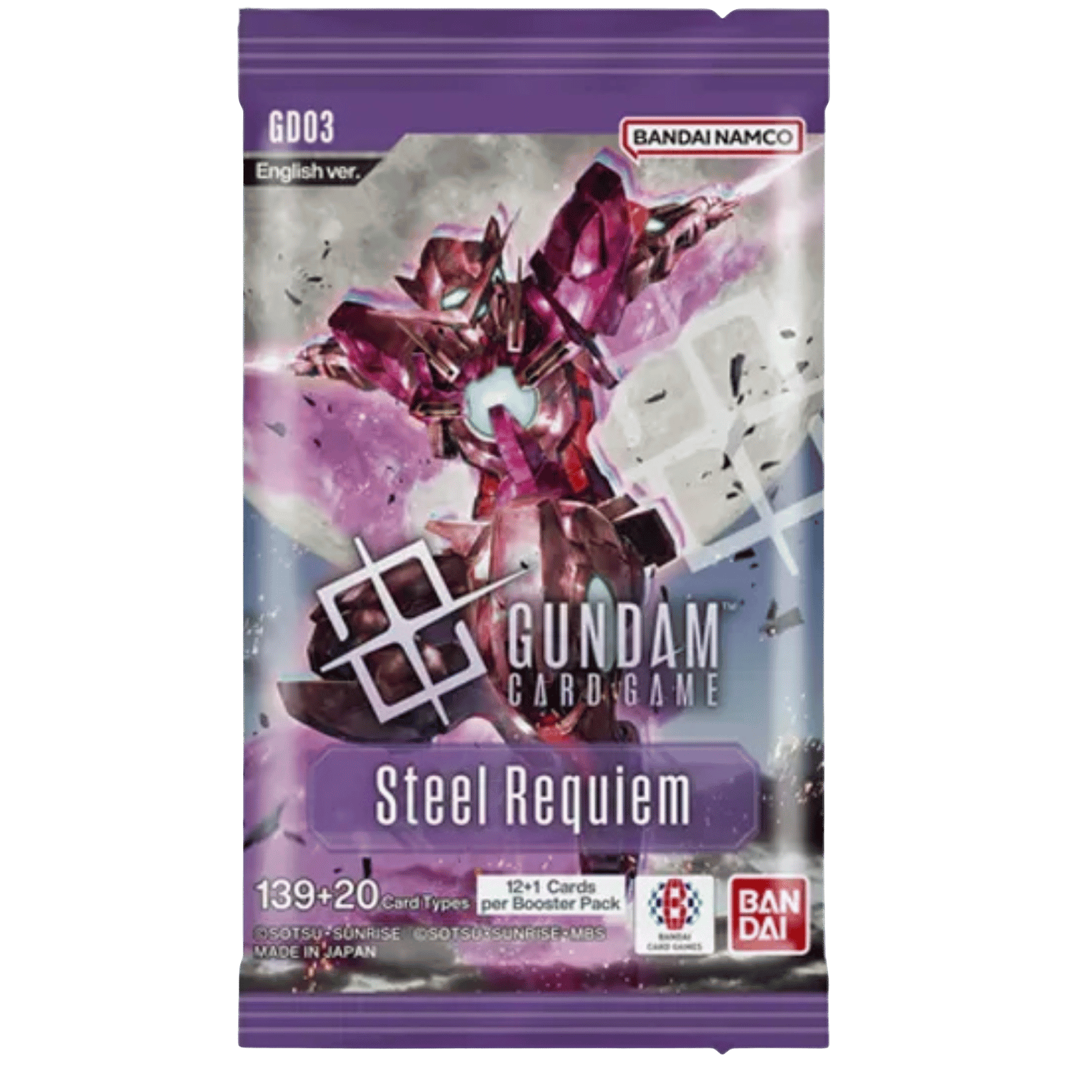 Gundam: Steel Requiem - Sleeved Booster Pack