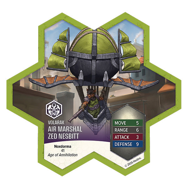 Heroscape: Army Expansion- Air Marshal Zed Nesbitt