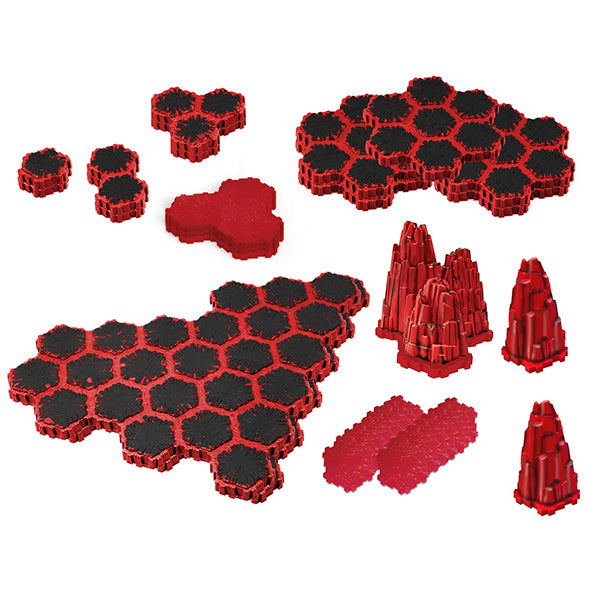 Heroscape: Terrain Expansion- The Lava Fields of Valhalla