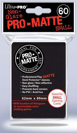 Deck Protectors Small: PRO-Matte Solid Black (60)