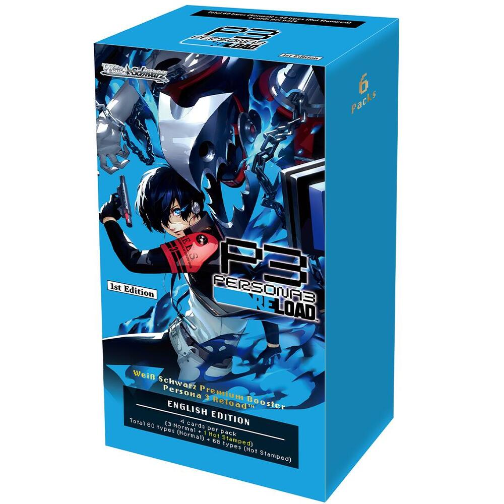 Weiss Schwarz: Persona 3 Reload (P3) - Premium Booster Box (6 ct)