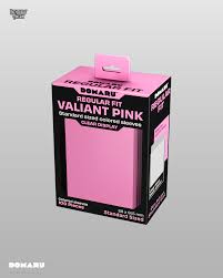 DOMARU Regular Fit Sleeves [Standard] - Valiant Pink (100 ct.)