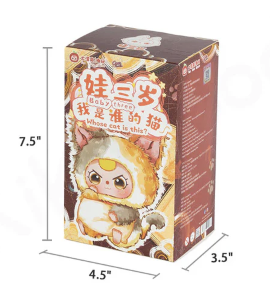 Blind Box: Baby Three Whose Cat Am I Series Plush