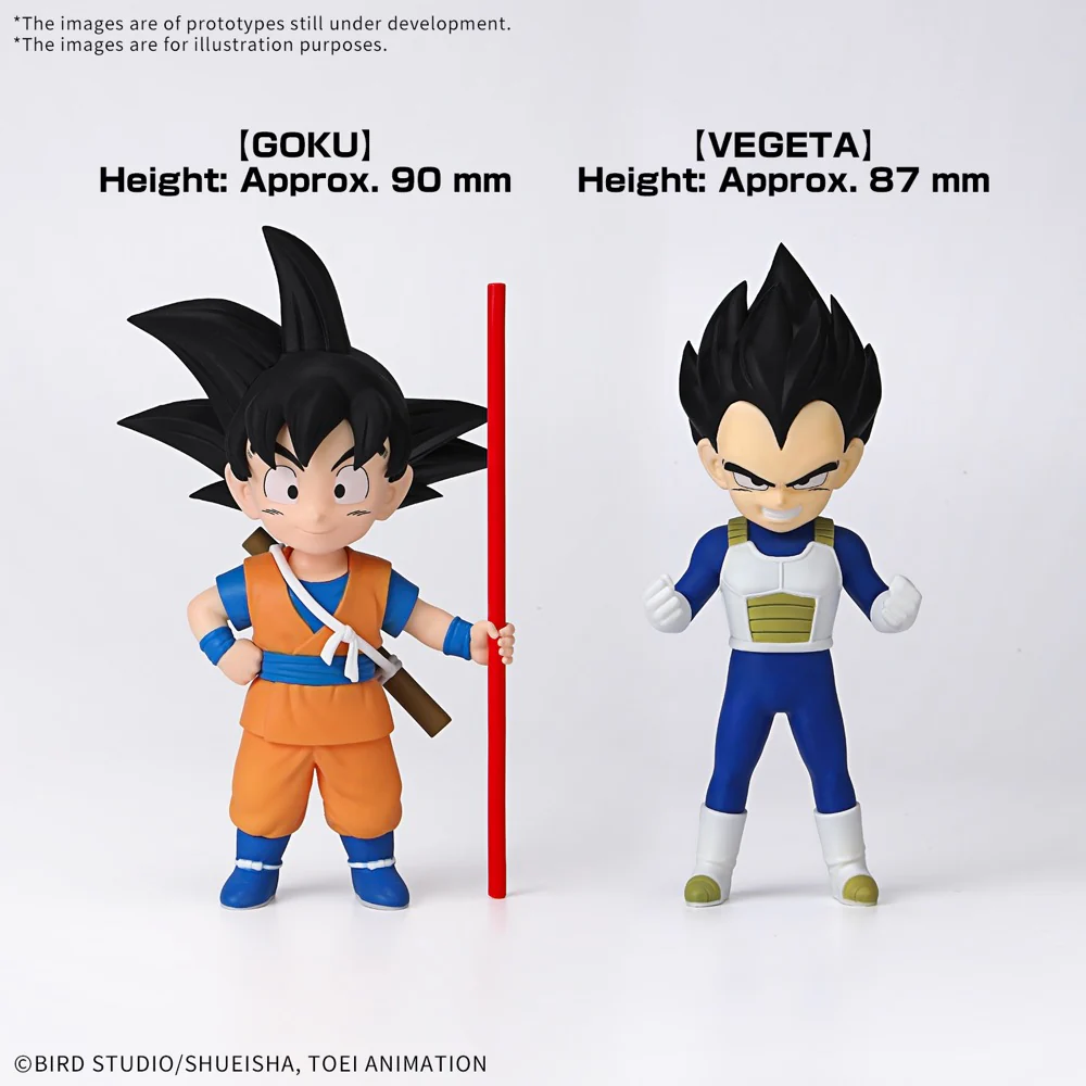 Son Goku (mini) & Vegeta (mini) "Dragon Ball Daima", Bandai Hobby (Model Kit)