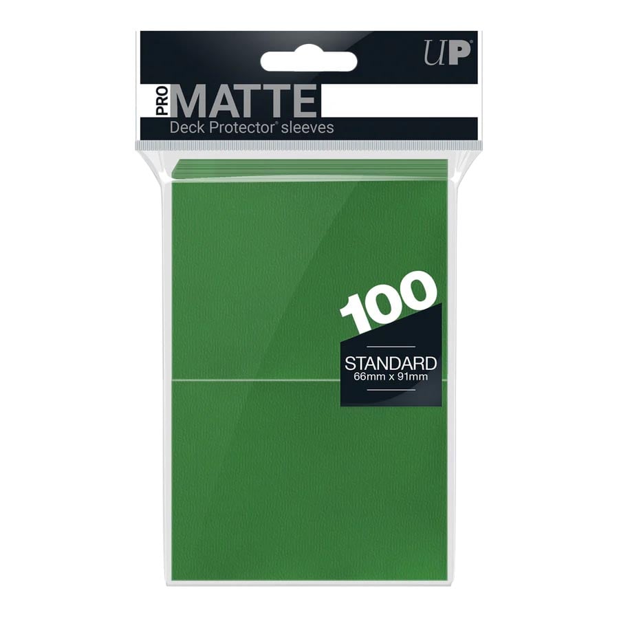 Deck Protectors: PRO-Matte- Solid Green (100)