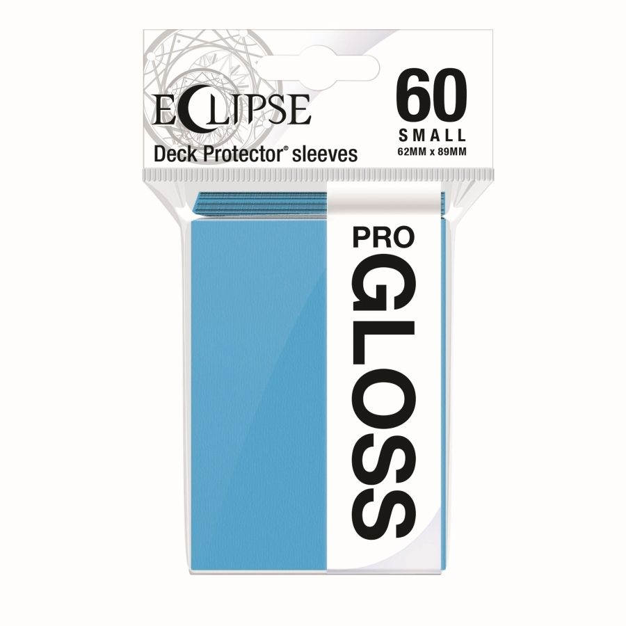 Deck Protectors Small: PRO-Gloss Eclipse Sky Blue (60)