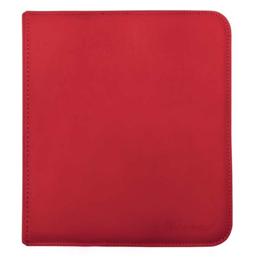 Binder: PRO 12-Pocket Zippered Vivid- Red