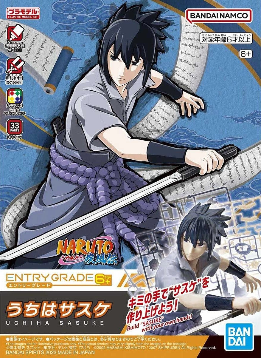 Uchiha Sasuke (3L) "Naruto", Bandai Hobby Entry Grade (Model Kit)