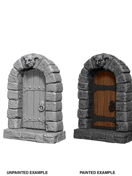 Wizkids Deep Cuts Miniatures: Unpainted Minis - Doors (Wave 5)