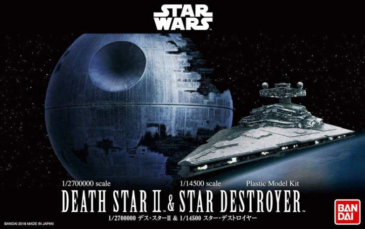 Star Wars Model Kit: - 1/2,700,000 Death Star II & 1/14,500 Star Destroyer