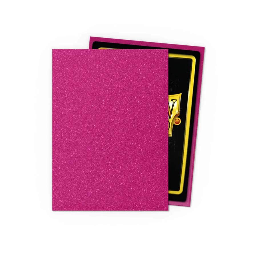 Dragon Shield Sleeves: Standard - Matte Pink Sapphire [Sparkles Series] (100 ct.)