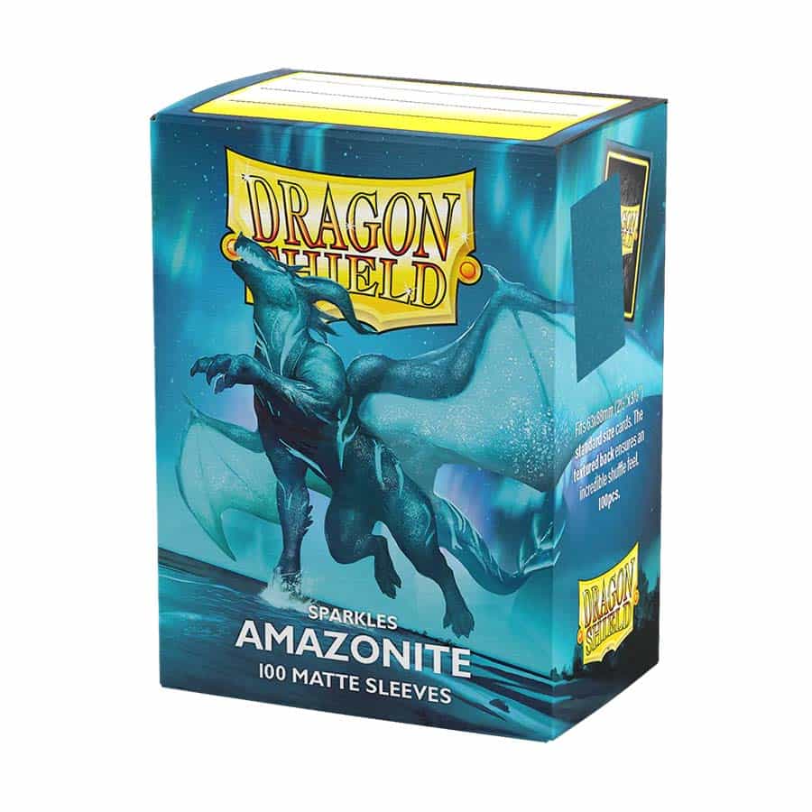 Dragon Shield Sleeves: Standard - Matte Amazonite [Sparkles Series] (100 ct.)