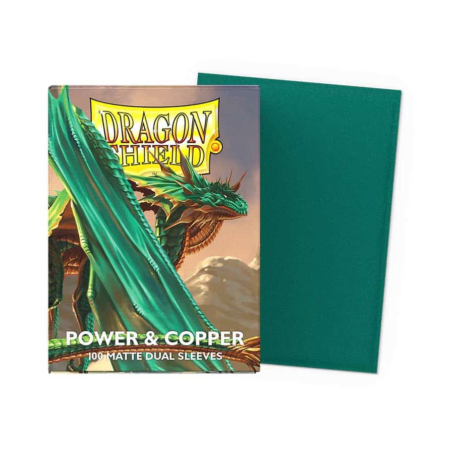Dragon Shield Sleeves: Standard DUAL - Matte Power & Copper (100 ct.)