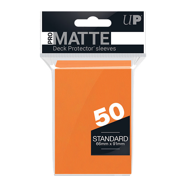 Deck Protectors: PRO-Matte - Solid Orange (50)