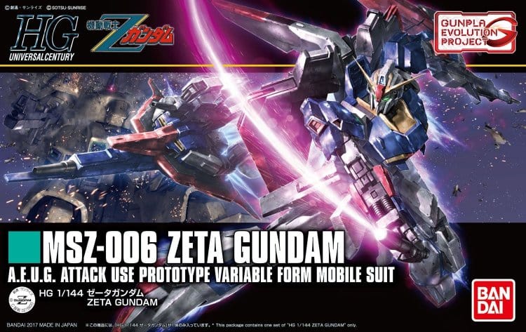 Gundam Model Kit: HGUC Z Gundam- #203 Zeta Gundam
