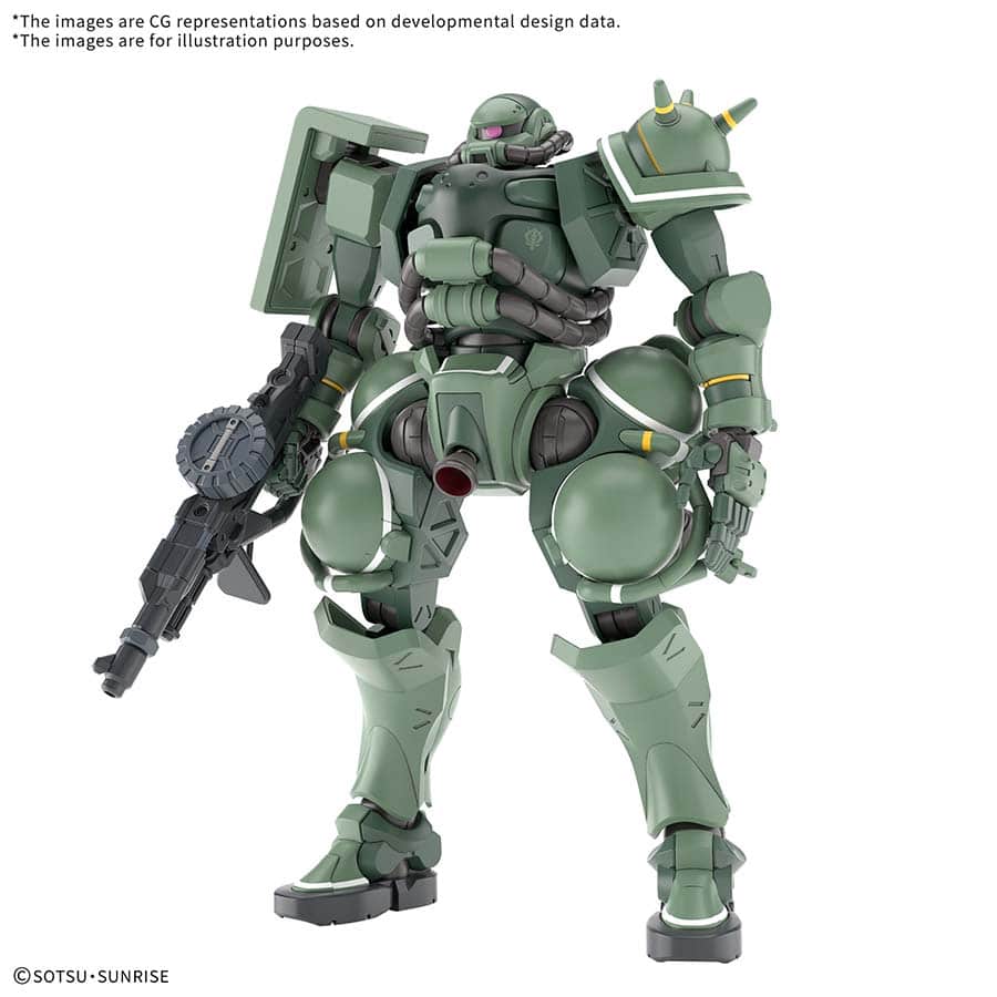 Gundam Model Kit: GQuuuuuuX - Zaku (GQ) | HG 1/144
