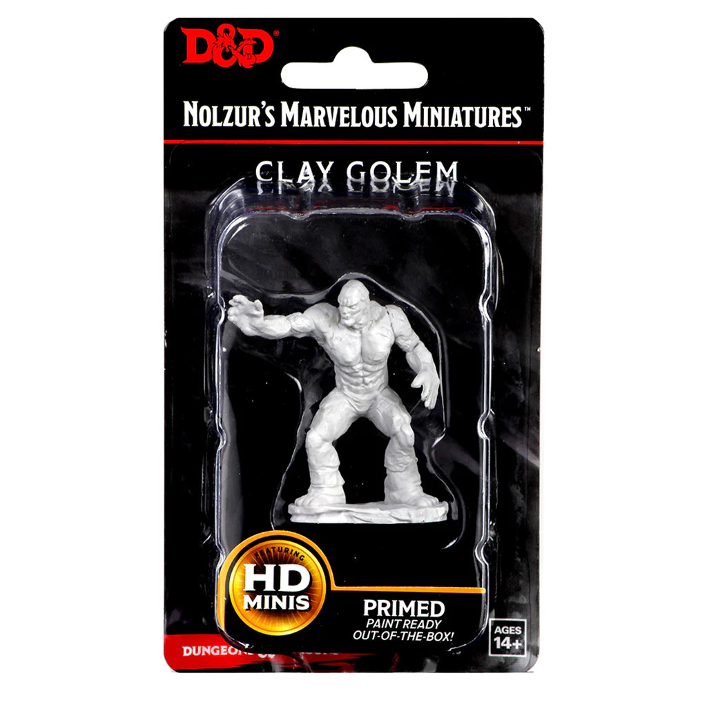 D&D Nolzur's Marvelous Miniatures: Unpainted Minis - Clay Golem (Wave 10)