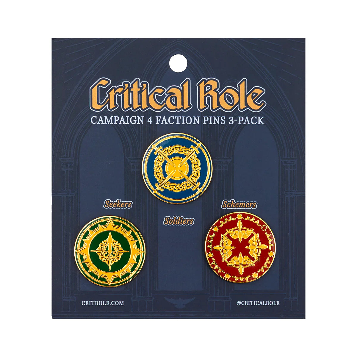 Critical Role: Campaign 4 Faction Pins 3-Pack