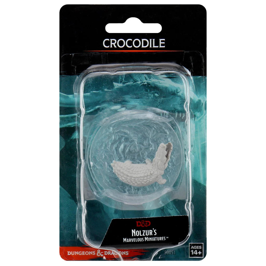 D&D Nolzur's Marvelous Miniatures: Unpainted Minis - Crocodile (Wave 11)