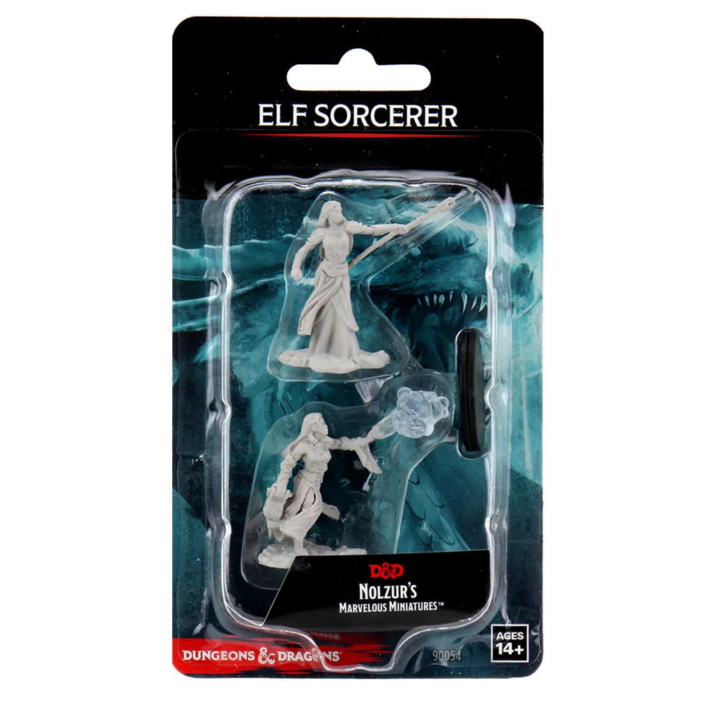 D&D Nolzur's Marvelous Miniatures: Unpainted Minis - Female Elf Sorcerer (Wave 12)