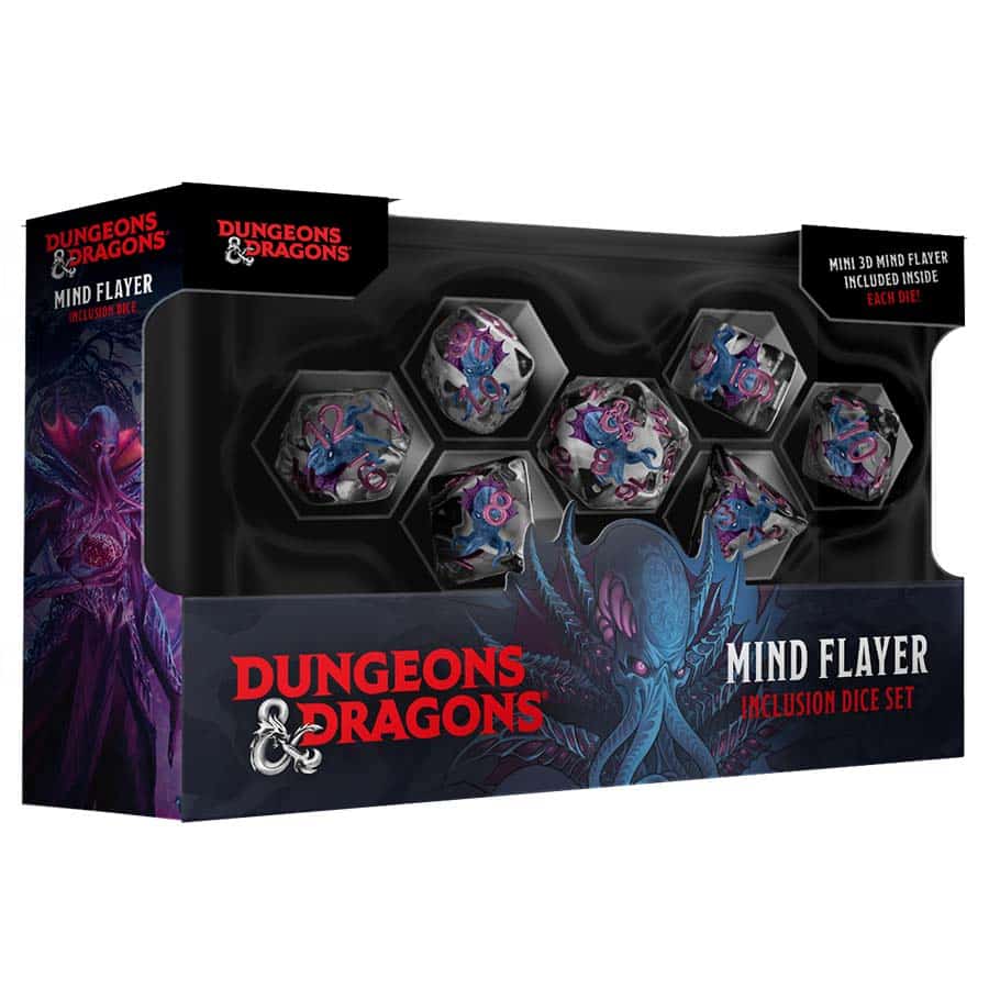 D&D: Mind Flayer Inclusion Dice Set