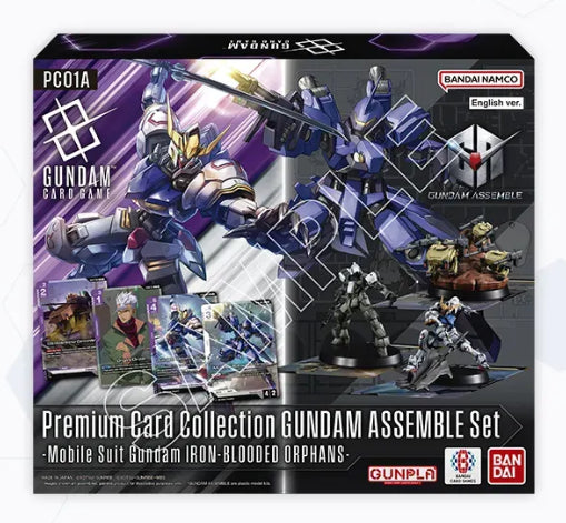 Gundam: Premium Card Collection GUNDAM ASSEMBLE Set -Mobile Suit Gundam IRON-BLOODED OPRHANS-