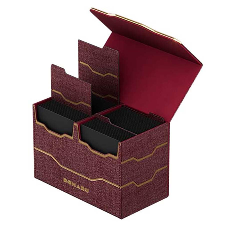 DOMARU Armory: Vertex Duo 200+ Deck Box (Carnelian)