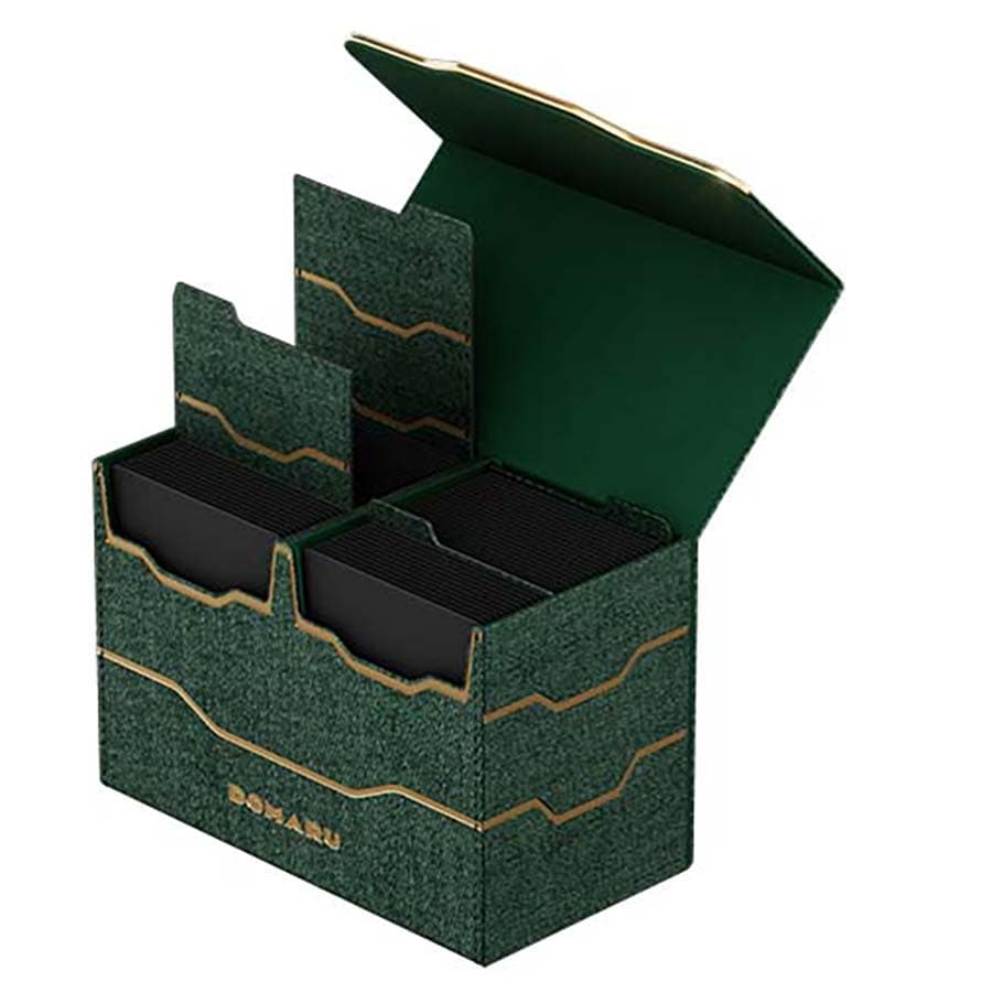DOMARU Armory: Vertex Duo 200+ Deck Box (Malachite)