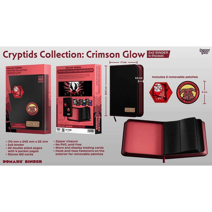 Binder: Cryptids Collection - Crimson Glow 4-Pocket Binder