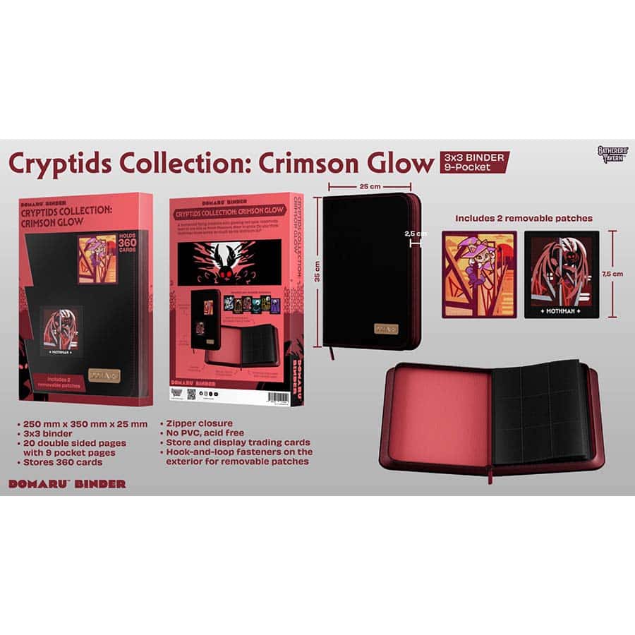 Binder: Cryptids Collection - Crimson Glow 9-Pocket Binder