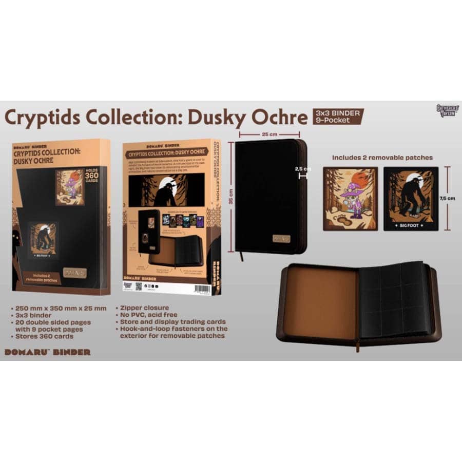 Binder: Cryptids Collection - Dusky Ochre 9-Pocket Binder