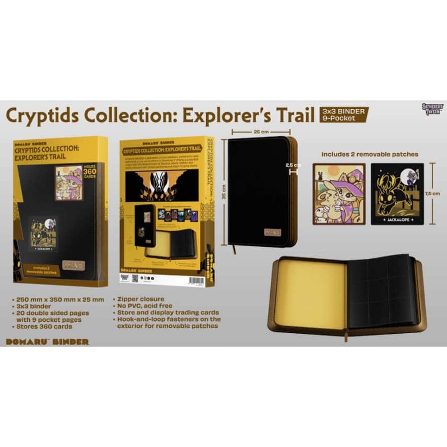 Binder: Cryptids Collection - Explorer's Trail 9-Pocket Binder