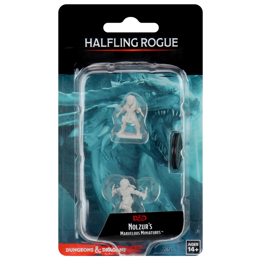 D&D Nolzur's Marvelous Miniatures: Unpainted Minis - Halfling Female Rogue (Wave 1)