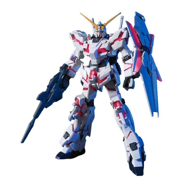Gundam Model Kit: #100 RX-0 Unicorn Gundam (Destroy Mode) Full Psycho-Frame Prototype Mobile Suit HGUC 1/144