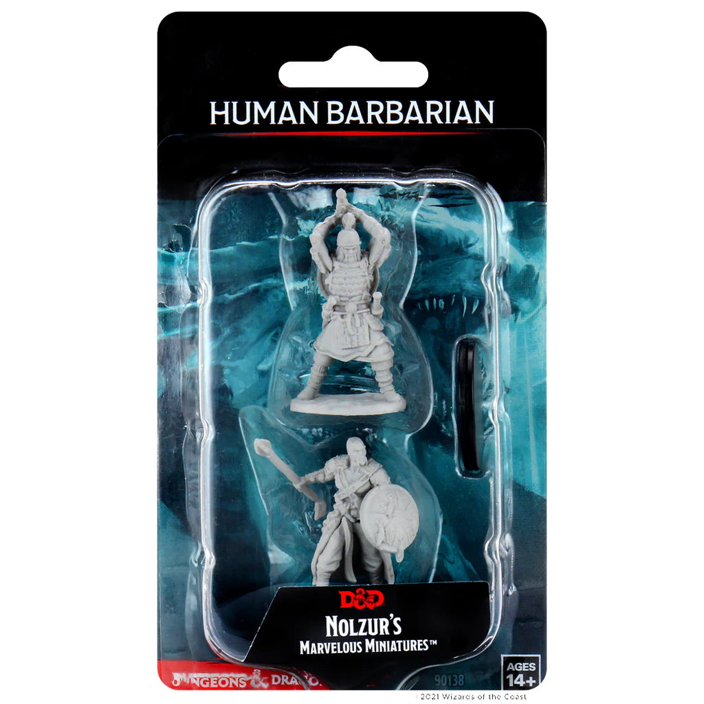 D&D Nolzur's Marvelous Miniatures: Unpainted Minis - Human Barbarian Male (Wave 13)