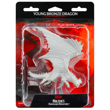D&D Nolzur's Marvelous Miniatures: Unpainted Minis - Young Bronze Dragon (Wave 9)