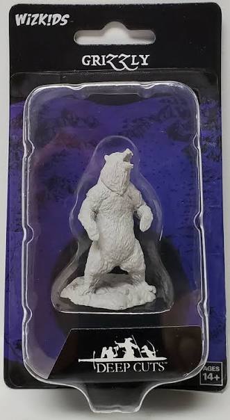 Wizkids Deep Cuts Miniatures: Unpainted Minis - Grizzly (Wave 7)
