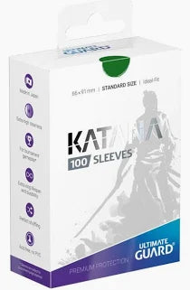 Card Sleeves: Ultimate Guard Katana Standard Size Green Sleeves (100 ct.) (Copy)