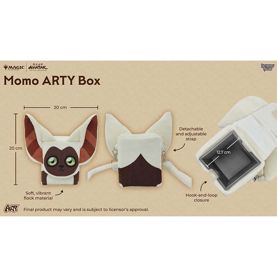 Magic the Gathering x Avatar the Last Airbender: Momo Fuzzy Deckbox w/ Strap