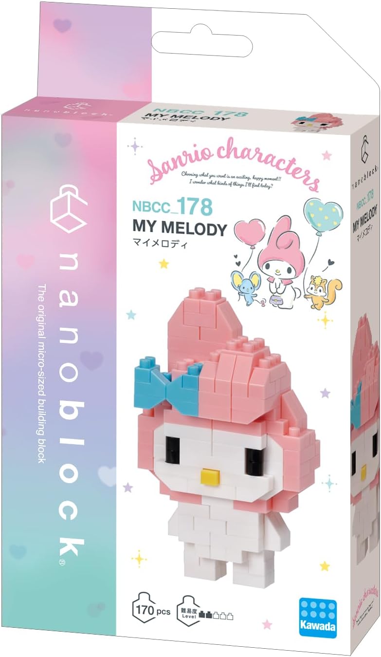 Nanoblock: Sanrio - My Melody, Character Collection Series Building Kit
